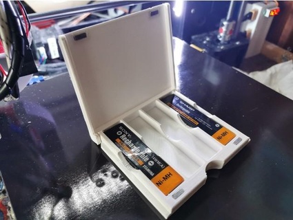 goma stick caso bainha 4 baterias Himeno 3d print model - Mito3D
