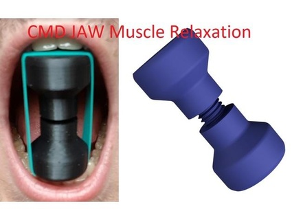 cmd jaw saver muscle relaxation mausometech 3d print model - Mito3D
