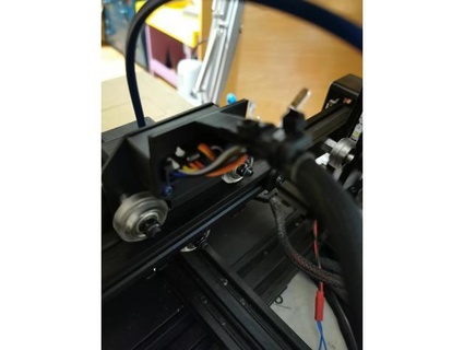 soporte cables carro geeetech a10 v4 abenest 3d print model - Mito3D