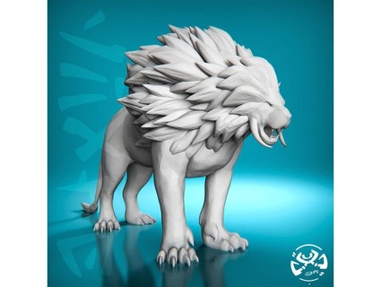 Lion yiixpe 3d print model - Mito3D