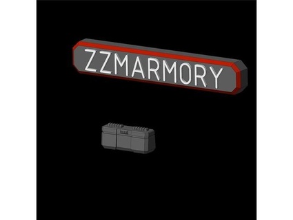 sci fi mini barrier zzmarmory 3d print model - Mito3D