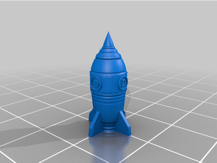 Dogen Rakete blu3lit3 3d print model - Mito3D