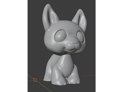 pequeño mascota tienda alemán pastor libio sti 3d print model - Mito3D
