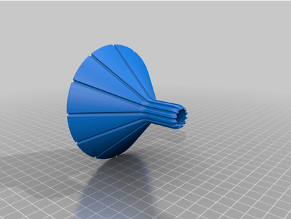 funnel air ducts 1hedgy 3d print model - Mito3D