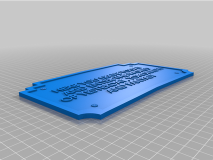 disneyland recurso anaheim Entrada placa sdub76 3d print model - Mito3D