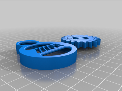 bmw gear key chain gregcar 3dprinting 3d print model - Mito3D
