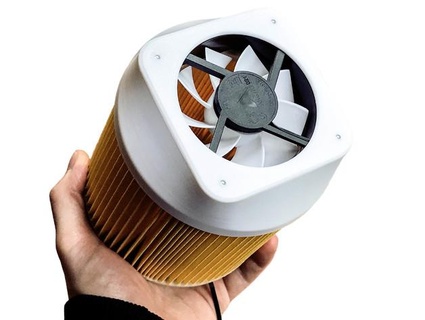 hava filtre temizleyici 3d yazıcı aktif karbon hepa toz süzme sağlık 80mm hayran uygun fiyatlı koku maurice94 3d print model - Mito3D
