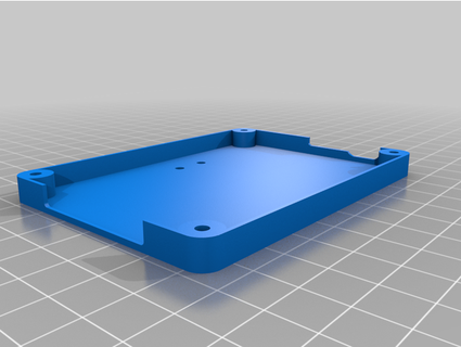 adafruit pyportal titanio sencillo caso funda bebox 3d print model - Mito3D