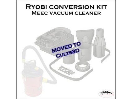 ryobi - meec vaccum cleaner conversion kit tobbescustomdesign 3d print model - Mito3D