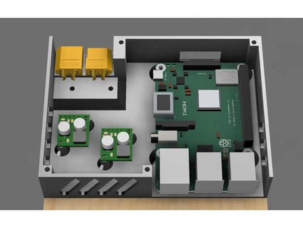 créalité cr10 10s tarte framboises octoprint titulaire soutien LED construire étape bas exmantion 3d print model - Mito3D