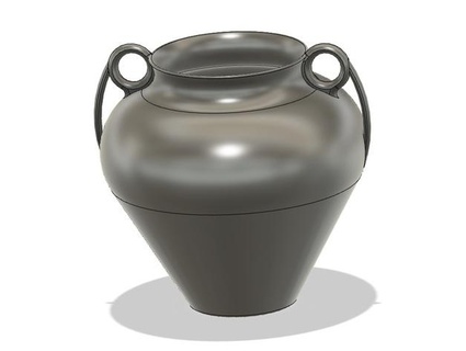 vaso giro maniglie johnkh 3d print model - Mito3D