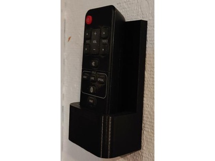 sanyo sound bar remote holder hooovahh 3d print model - Mito3D