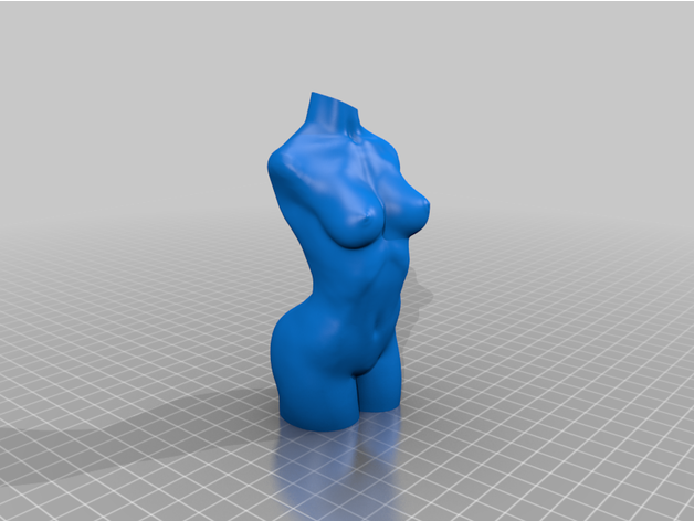 Frau Körper vase mode baop066 3D print model - Mito3D