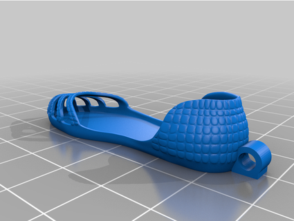 recreus sandalias llavero tú 3d print model - Mito3D