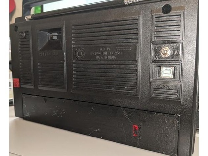 5 testemunho rádio t 22 tc 18650 bateria retrofit chanfrado 3d print model - Mito3D