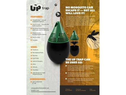 trap mosquito trap outdoor mosquito control portable ovitrap & kill trap one nemako  3d print model - Mito3D