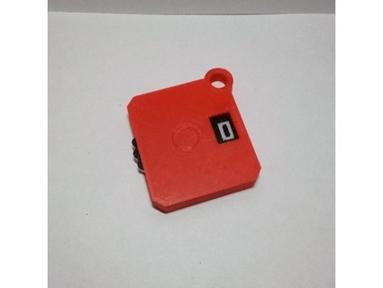 golf counter keychain charvas 3d print model - Mito3D