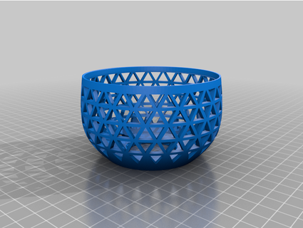 triangle pattern google home base xyolyp 3d print model - Mito3D