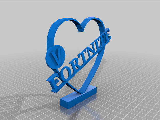 amore fortnite Dirksbastelbude 3D print model - Mito3D