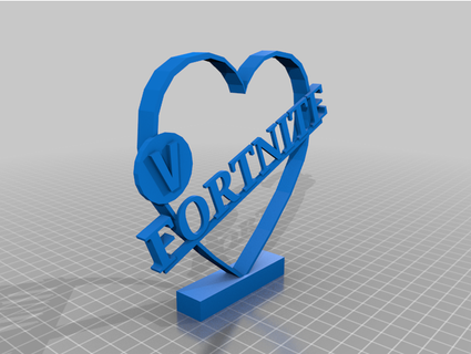 l'amour fortnite Dirksbastelbude 3d print model - Mito3D