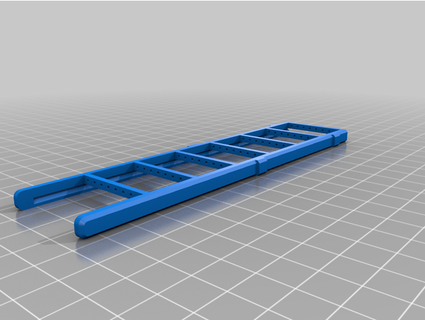 scale extension ladder tannenberge 3d print model - Mito3D