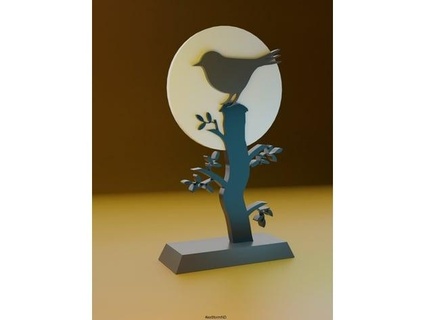 bamboo bird alexstormnd 3d print model - Mito3D