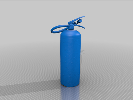 extinguisher generated revopoint pop 3d print model - Mito3D