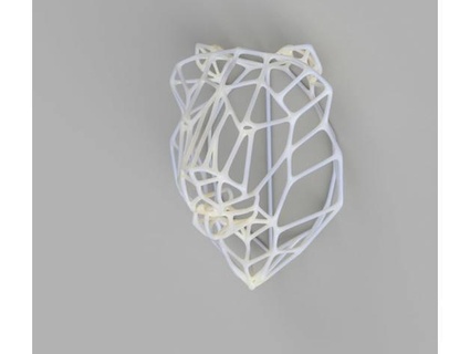 wireframe leão Philipp str 3d print model - Mito3D