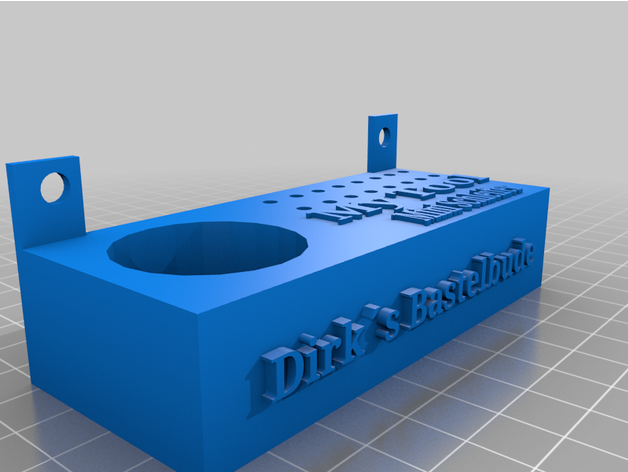 wandhalterung minischleifer + fr ser steckpl Ts Dirksbastelbude 3D print model - Mito3D