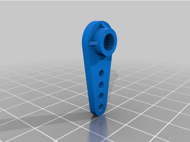 mg995 Hebel Änderung immerblau 3D print model - Mito3D