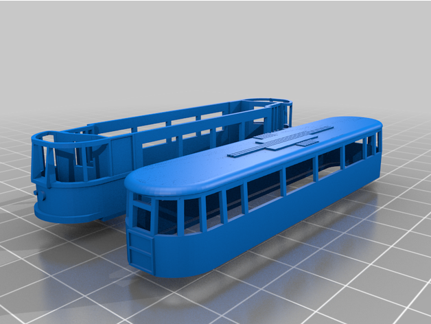 lcc tramcar no1 'bluebird' dereksmith 3D print model - Mito3D