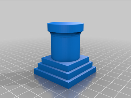 simples troféu base dpallyn 3d print model - Mito3D