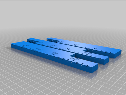 regla 60cm Lego tipo alonsosolis 3d print model - Mito3D
