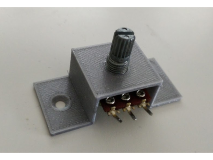 simple potentiometer poti holder gecko089 3d print model - Mito3D
