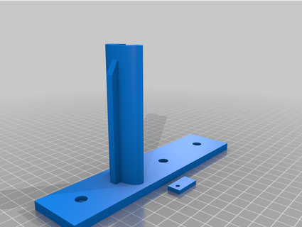 wall-mount filament-spools moonprinting 3d print model - Mito3D