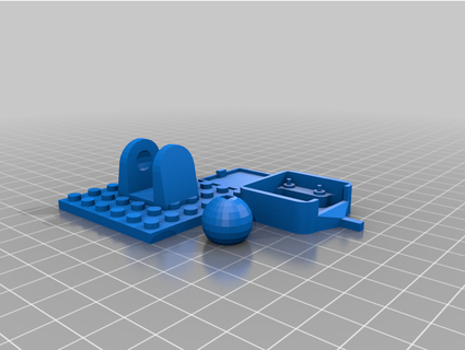 pi Câmera Lego compatível monte chiefmaster81 3d print model - Mito3D