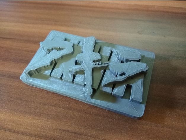 Akira logo raquette 3D print model - Mito3D