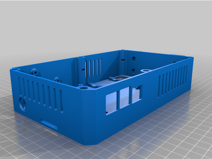 vertical caixa lógica borda framboesa pi 4 kmarty 3d print model - Mito3D