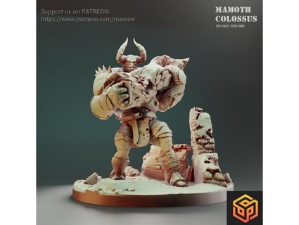 mammut colosso premio maxraw 3d print model - Mito3D