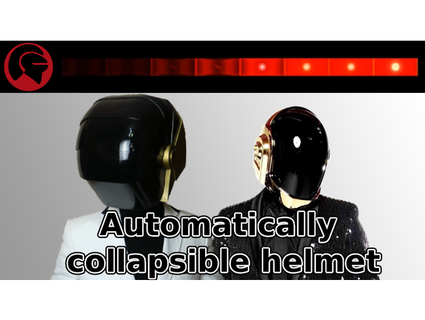 automaticamente collassabile casco design annie 3d print model - Mito3D