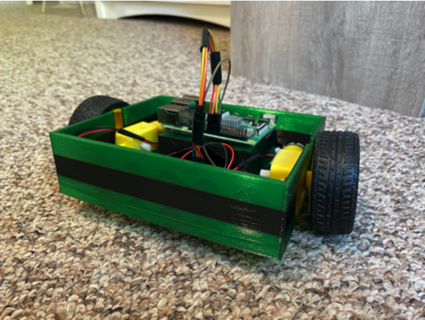 châssis framboise pi robot rkayprints 3d print model - Mito3D