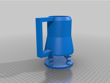 Fincan Kulp destek 12oz süspansiyon themaker132 3d print model - Mito3D