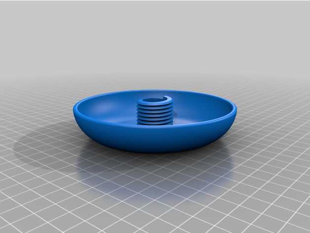 parasol top hole ornament termtheworm 3D print model - Mito3D