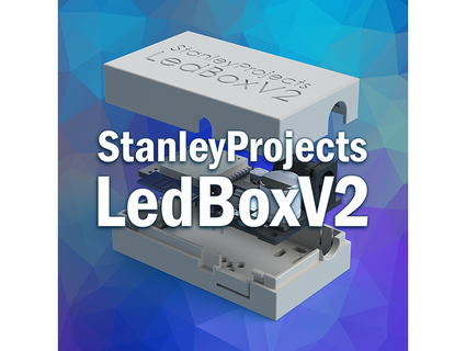 caja led v2 esp32 sound reactive wled controlador stanleyondrus 3d print model - Mito3D