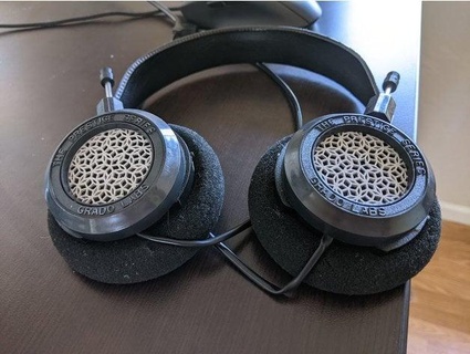 grado headphone mesh endcap rmayf 3d print model - Mito3D