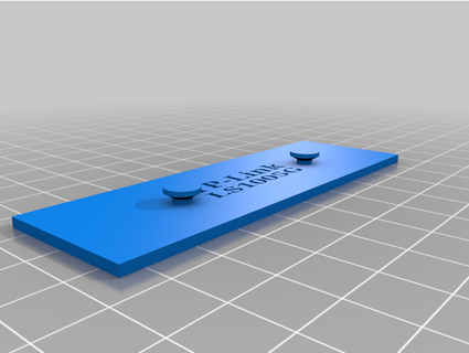 tp link commutateur ls1005g mur montage nervure 3d print model - Mito3D
