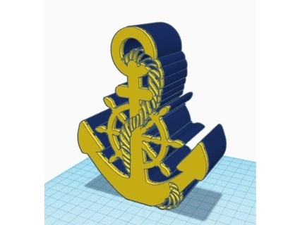 desktop object anchor rkxone 3d print model - Mito3D