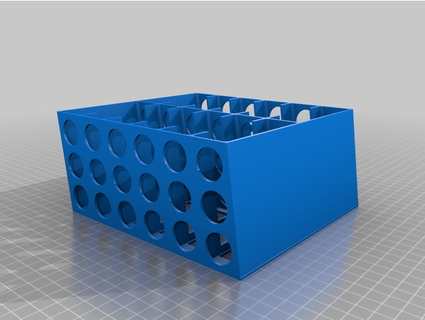 paramétrique encre tampon titulaire soutien modulaire atheberge2 3d print model - Mito3D