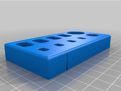 Sandie Tablett passt Bits Projekte 3d print model - Mito3D