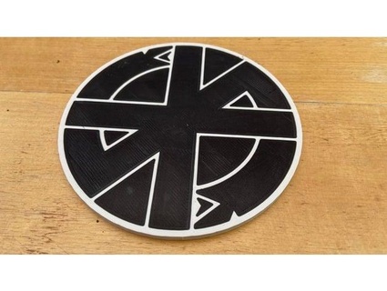 crass logo - punk thejasonparker 3d print model - Mito3D